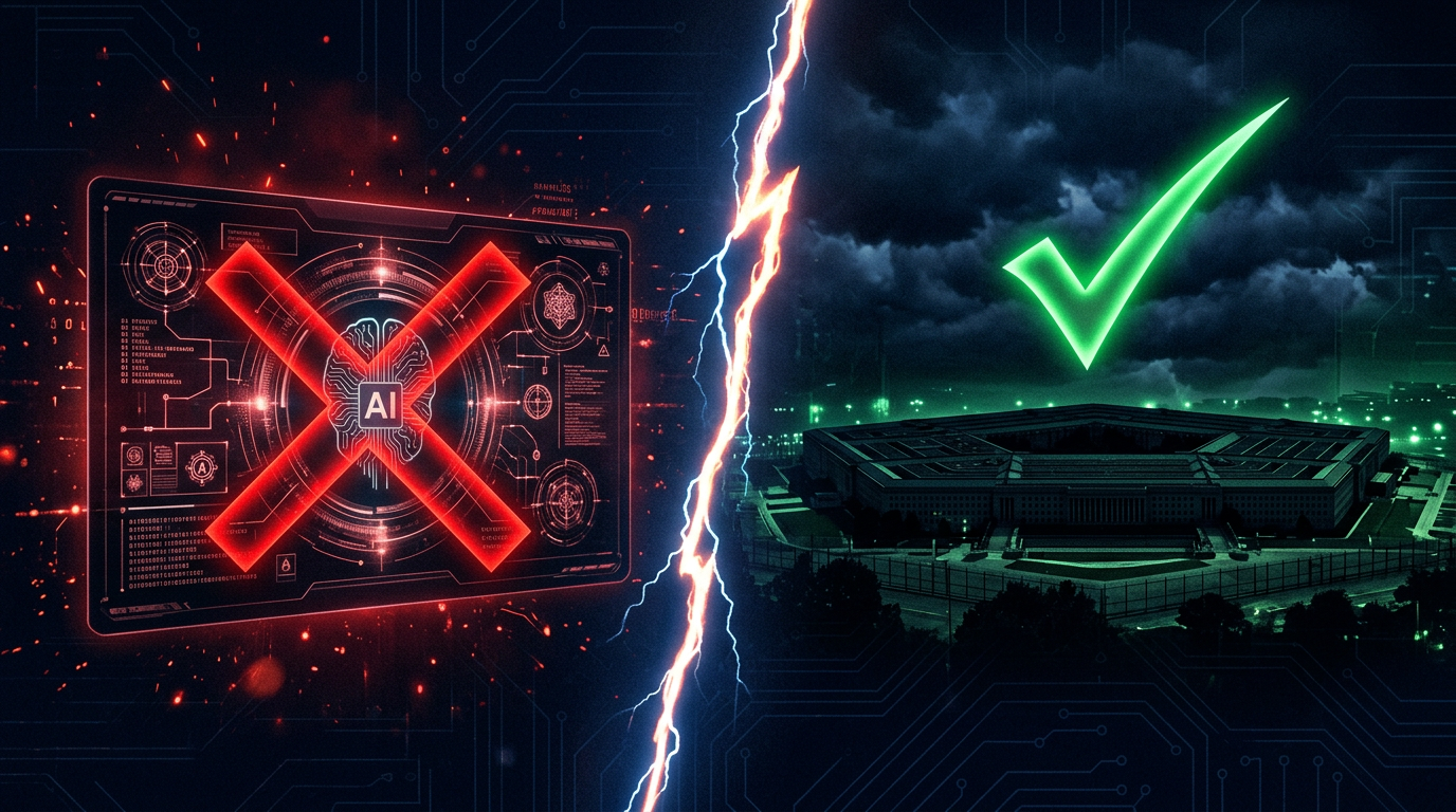 Trump Just Banned Anthropic from the Federal Government. OpenAI Signed the Pentagon Deal Hours Later.